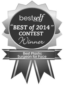 Bestself Magazine “BEST of 2014″ Contest Winner, Best Plastic Surgeon for Face.
